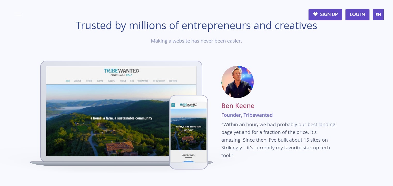 Credibility through Strikingly Feedback Credibility through Strikingly Feedback